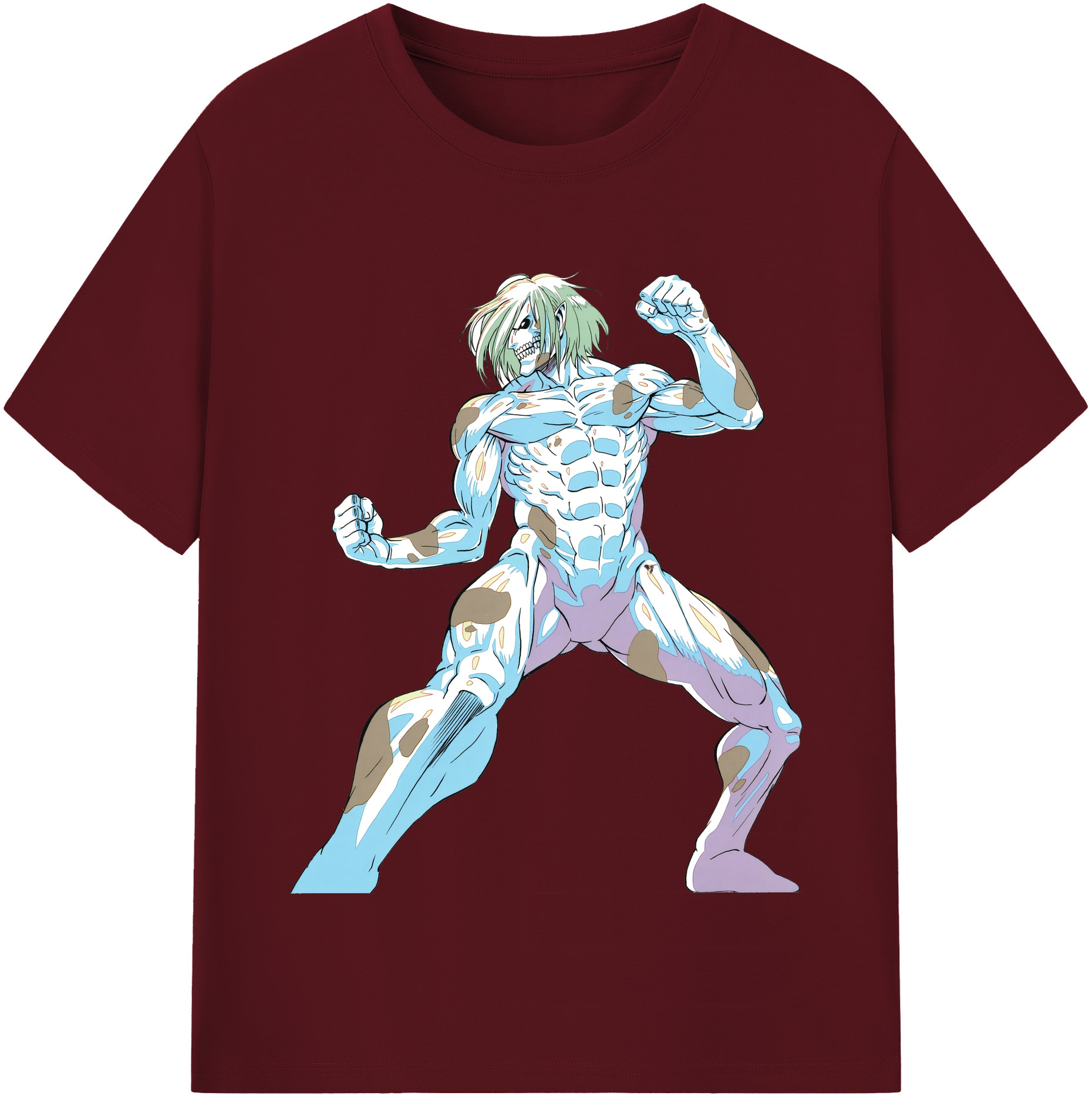 （画像用） 進撃の巨人 Attack on Titan 綿100％半袖Tシャツ（フロントプリント）